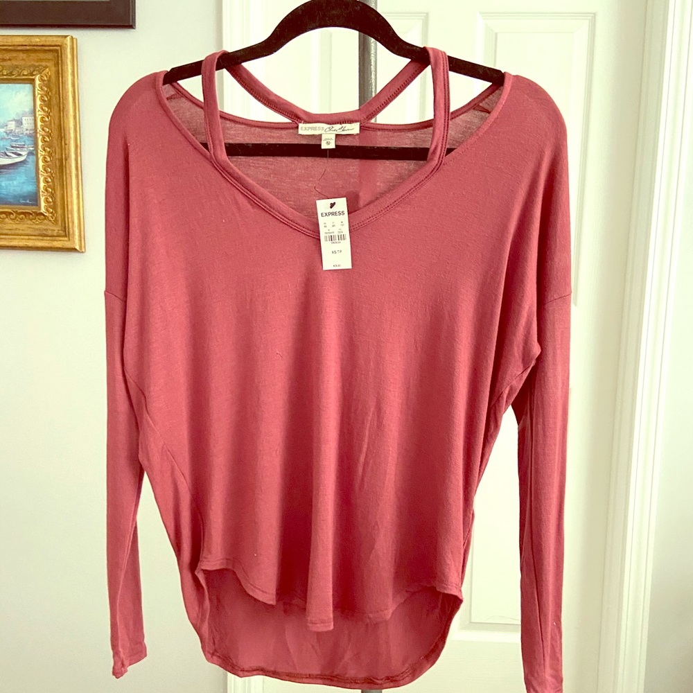 Brand new Off the shoulder v neck shirt